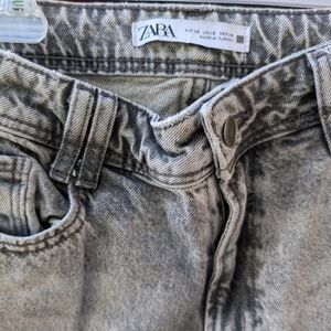 Zara Gray Denim Jeans